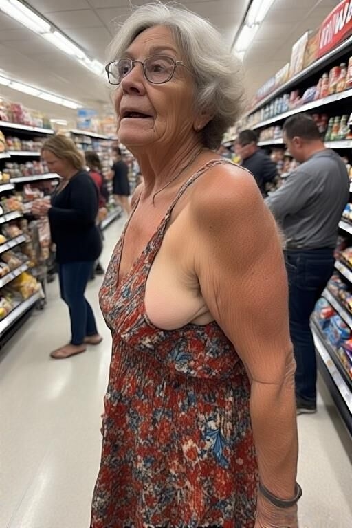 Schlaffe Frauen einkaufen