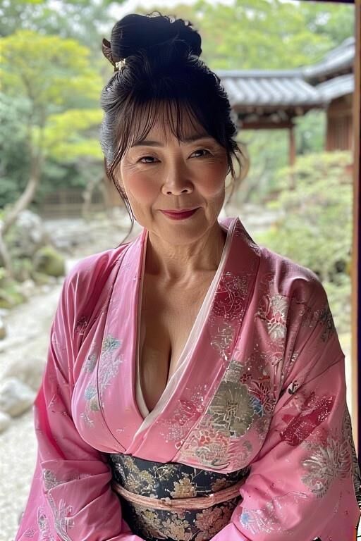 Ai reife Kimono -Dame