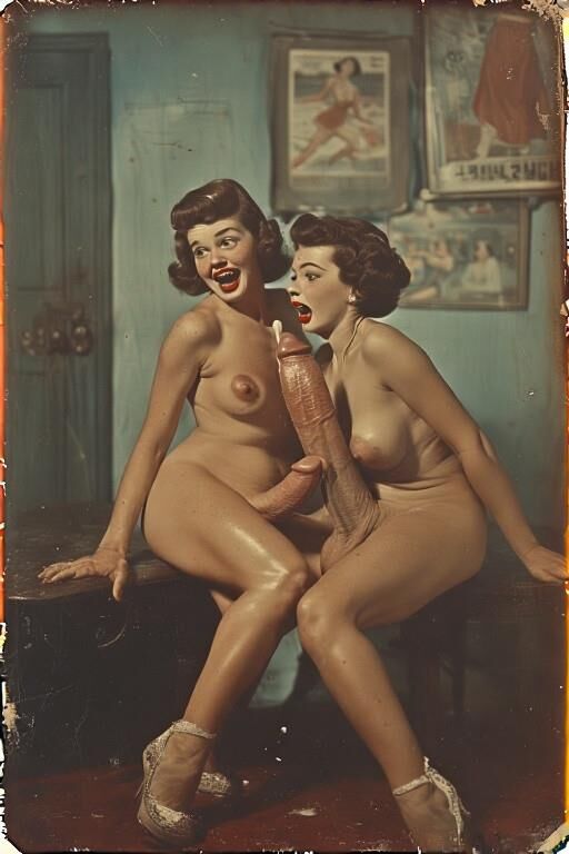 Vintage -Spermaschlampen