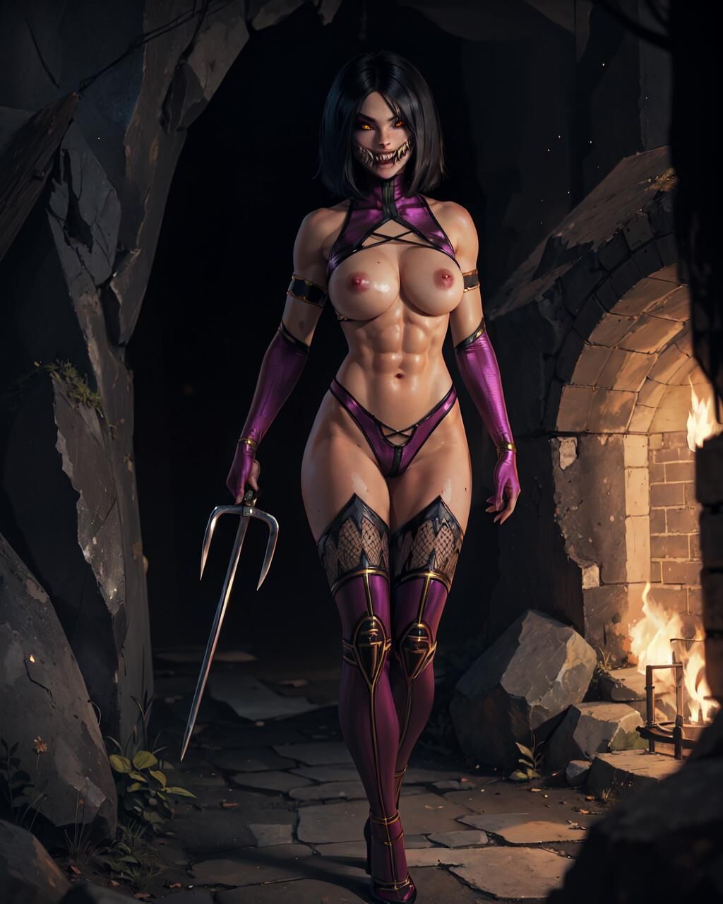 Sterbliche Kombat Mileena Hentai AI