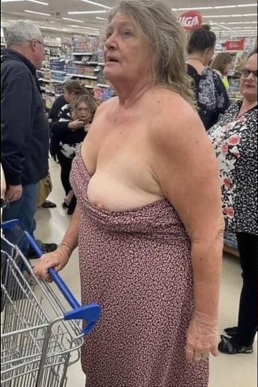 Schlaffe Frauen einkaufen