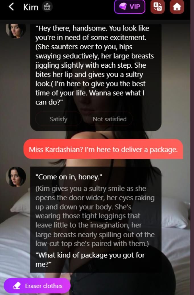 Kim Kardashian Ai Klon Sexchat