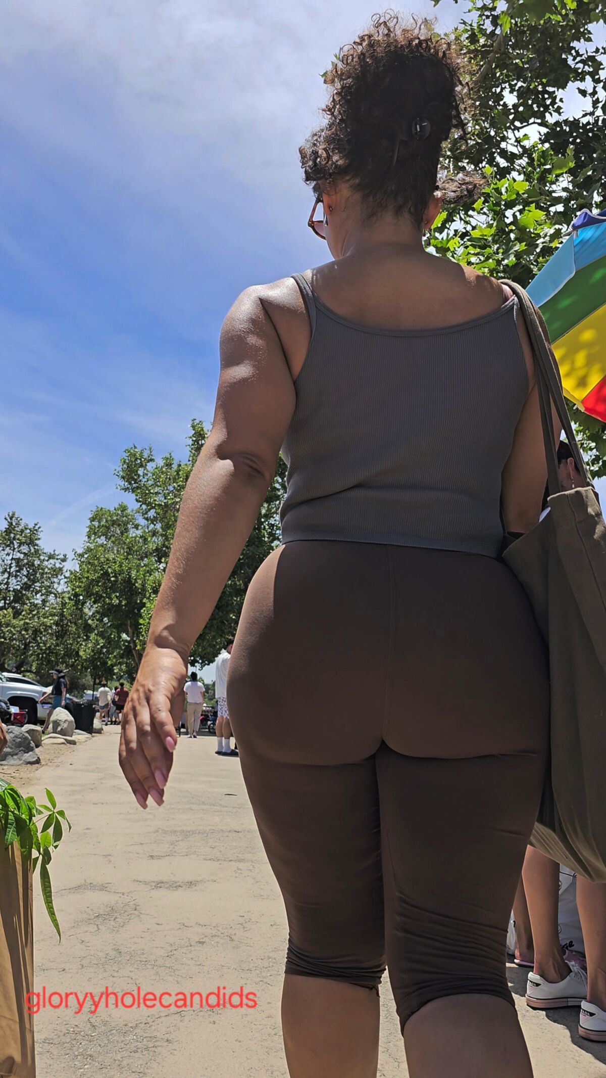 Ciera Rogers in The Wild CANDID Booy Pic