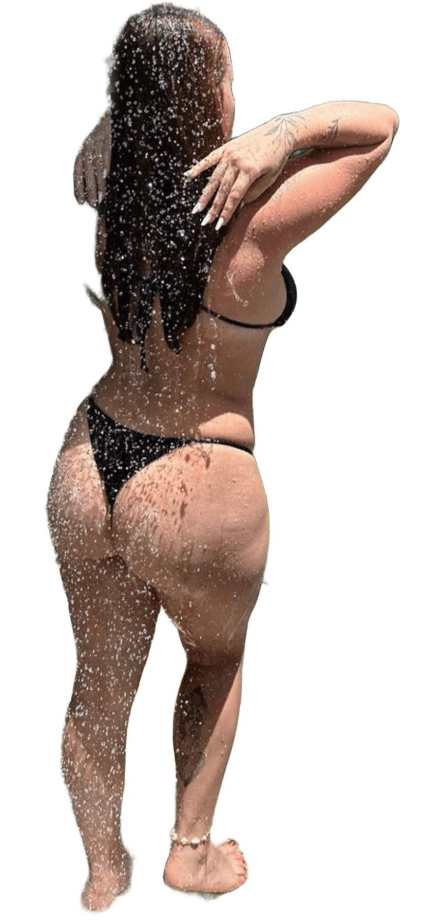 Latina Cute Big Butt Stickers 