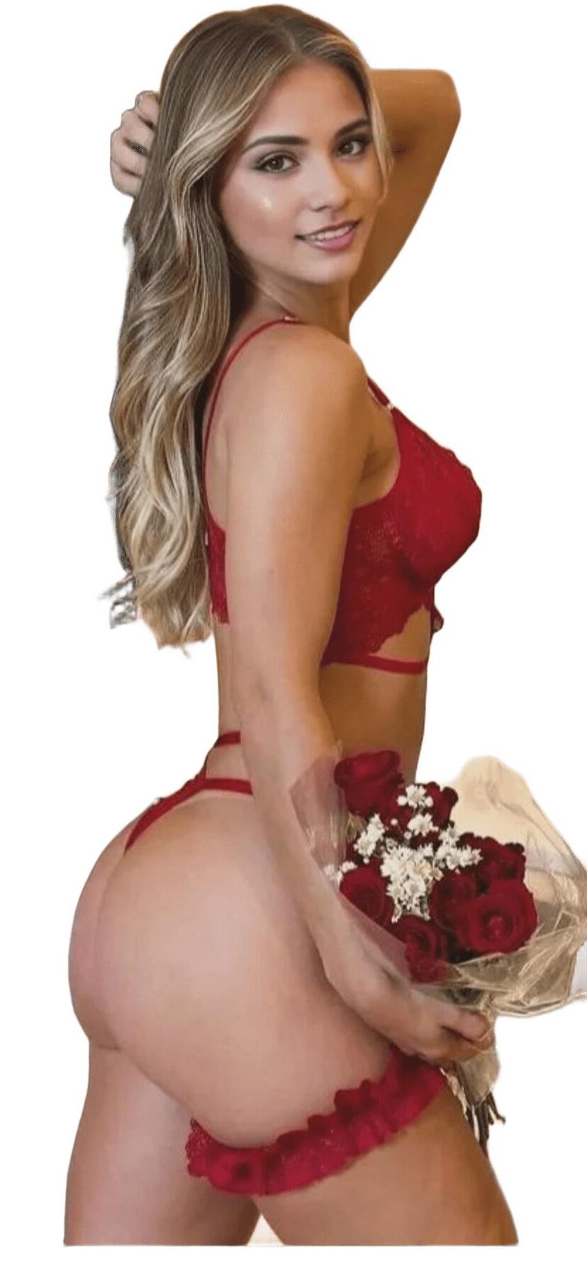 Latina Cute Big Butt Stickers 