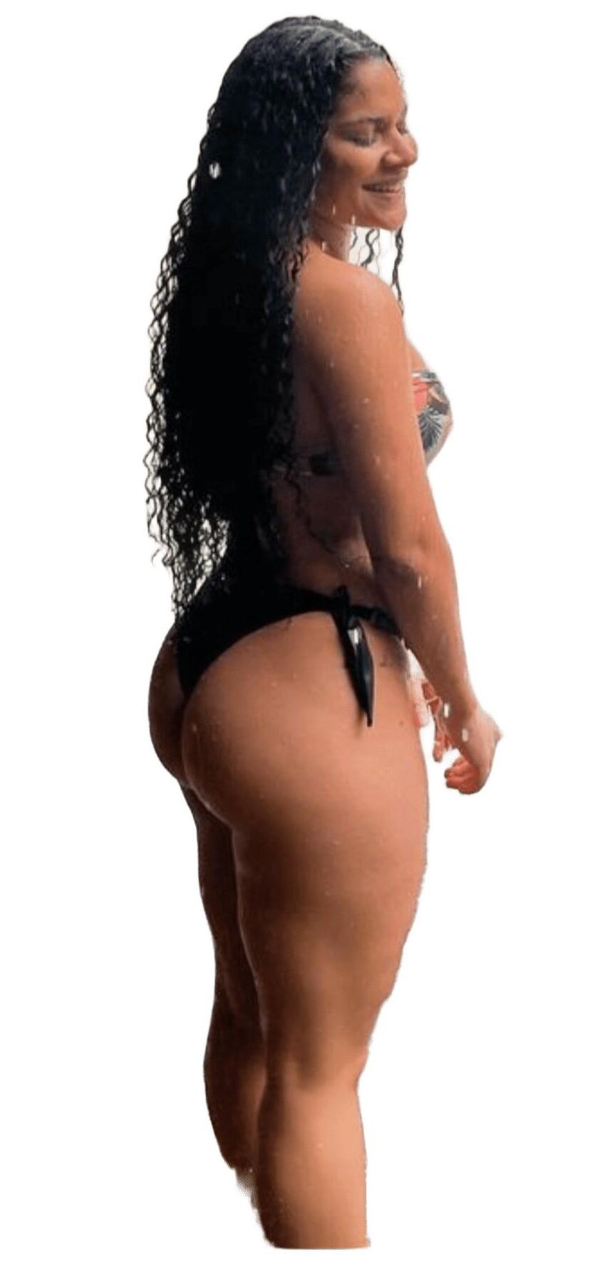 Latina Cute Big Butt Stickers 