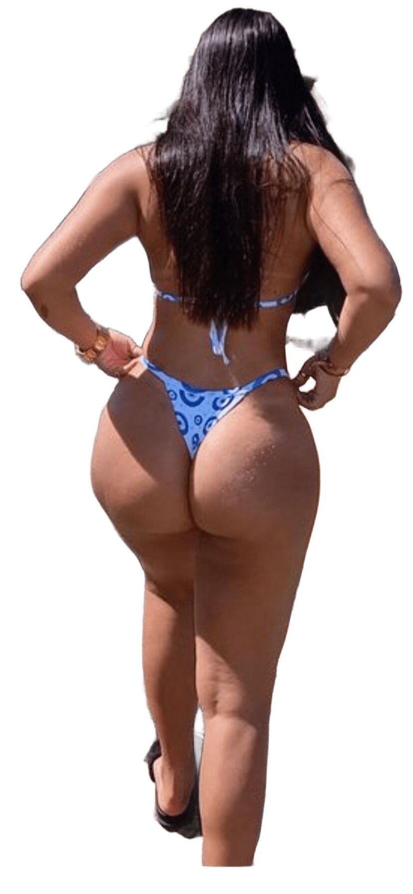 Latina Cute Big Butt Stickers 