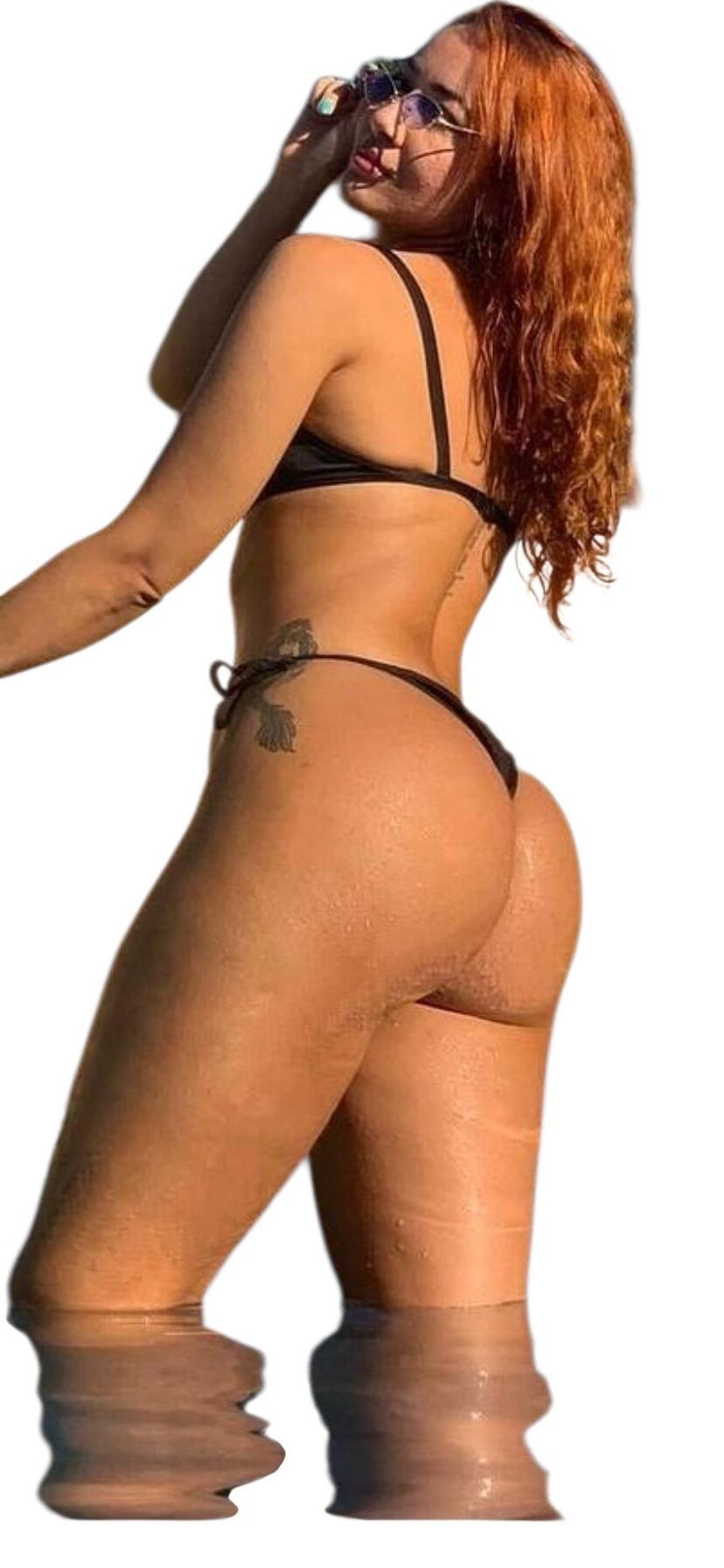 Latina Cute Big Butt Stickers 