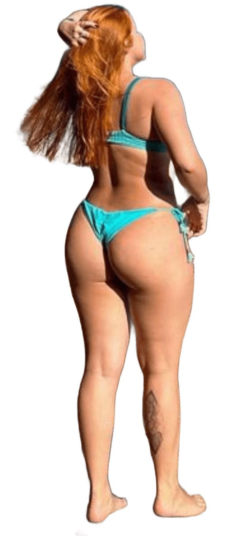 Latina Cute Big Butt Stickers 
