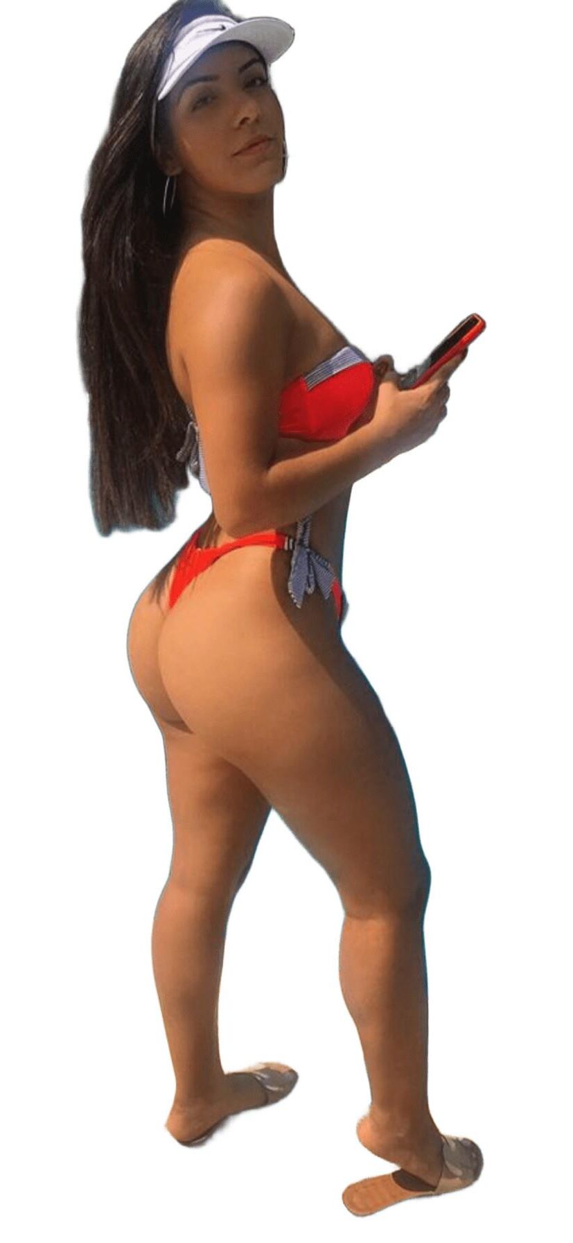 Latina Cute Big Butt Stickers 