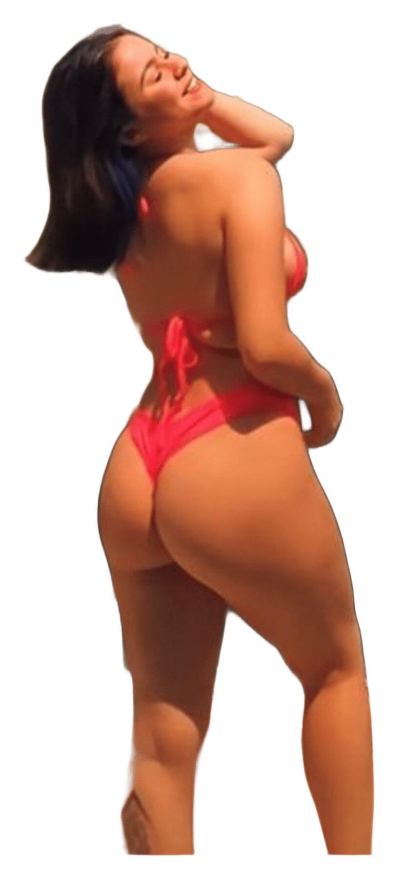 Latina Cute Big Butt Stickers 