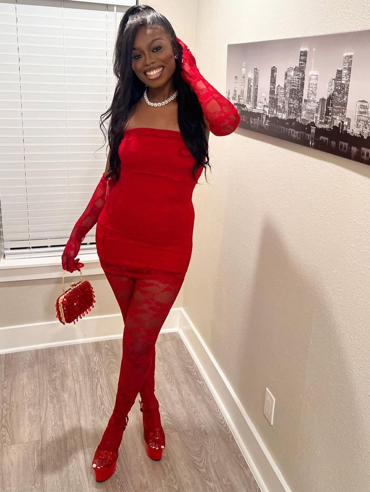 Ebony Pantyhose Beauties 
