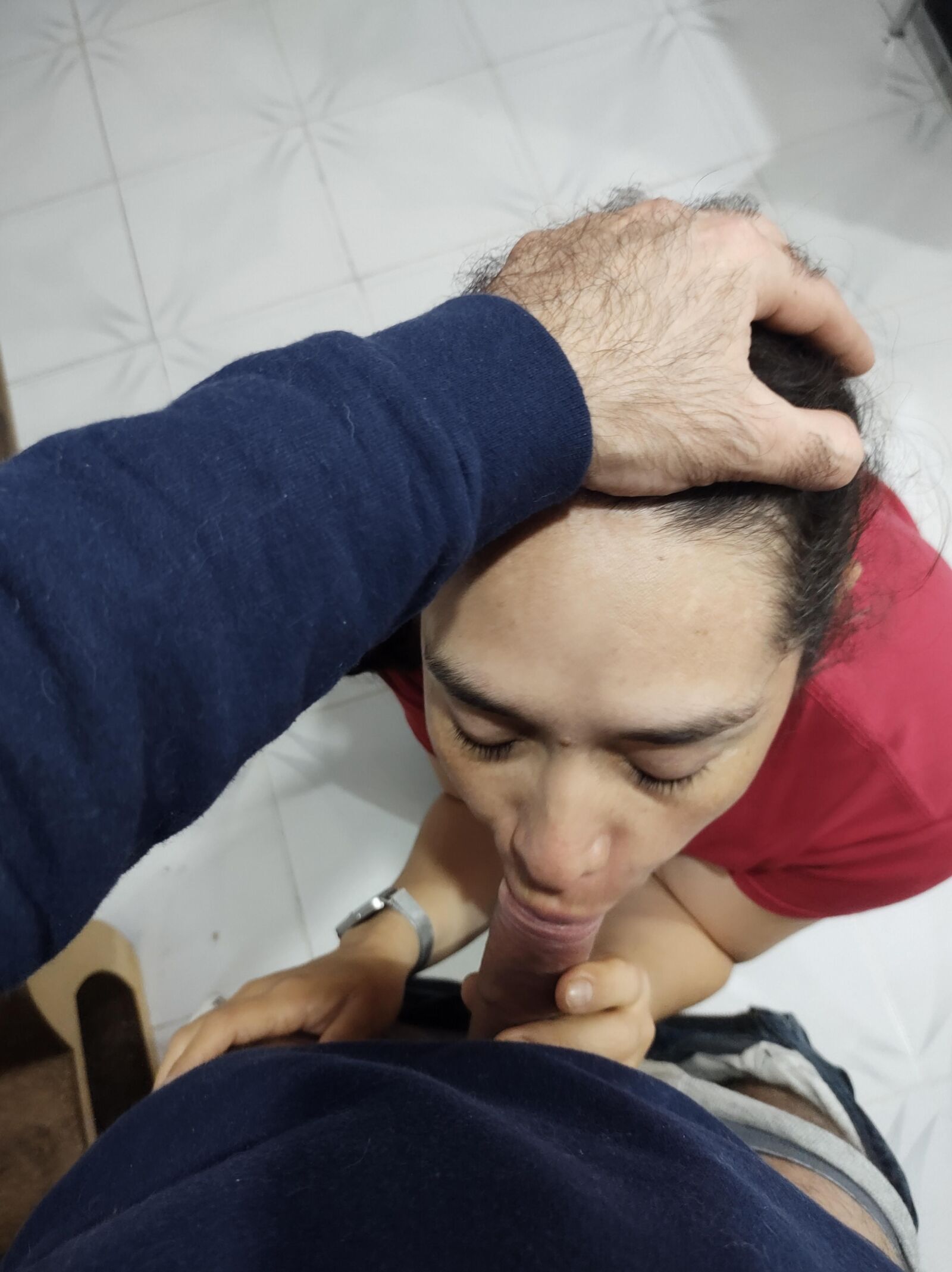 Teresa mamando muy rico mi verga