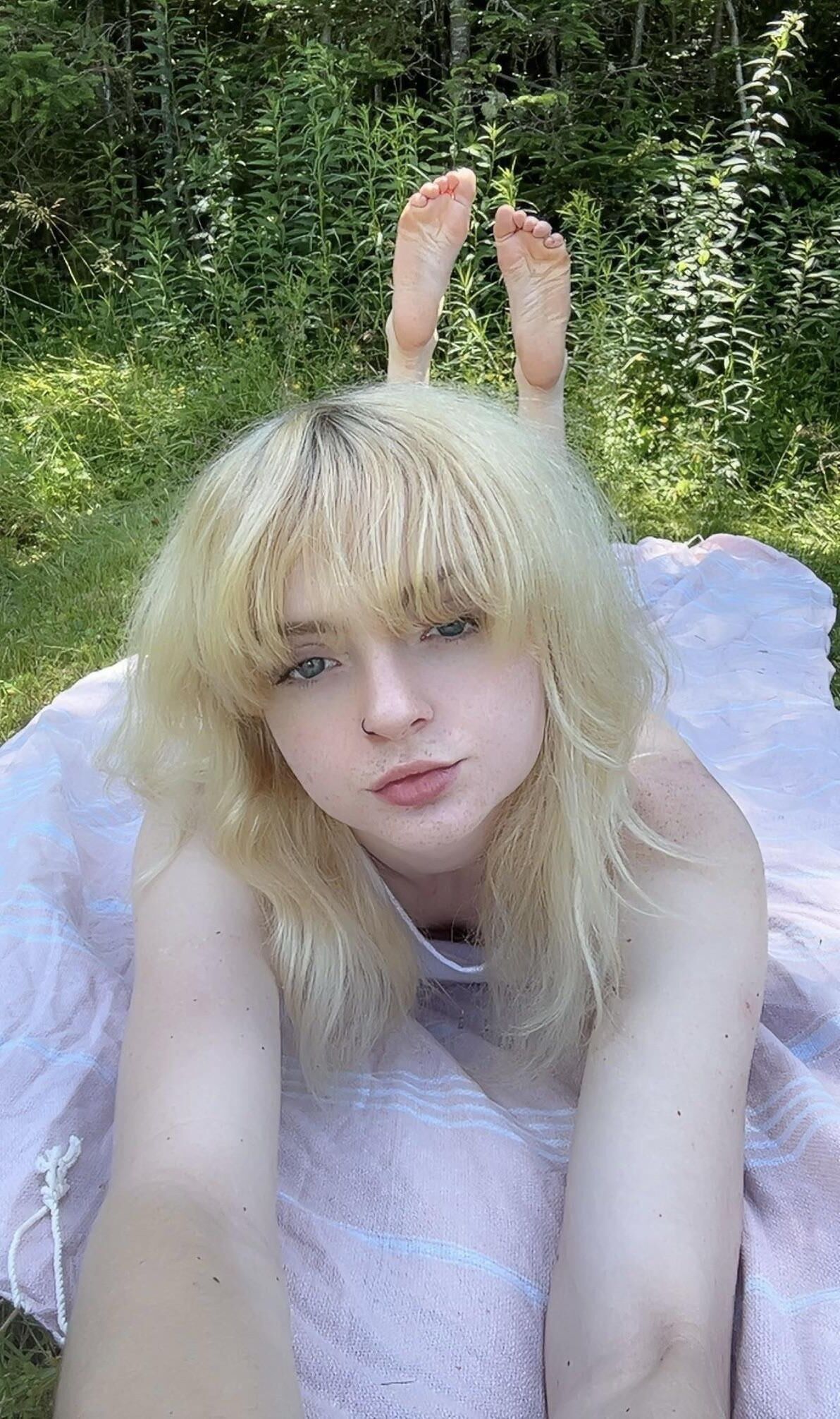 Barbie Blonde Engel Füße
