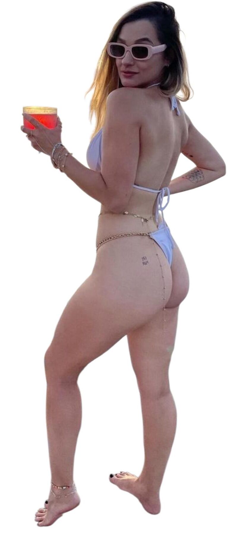 Latina Cute Big Butt Stickers 
