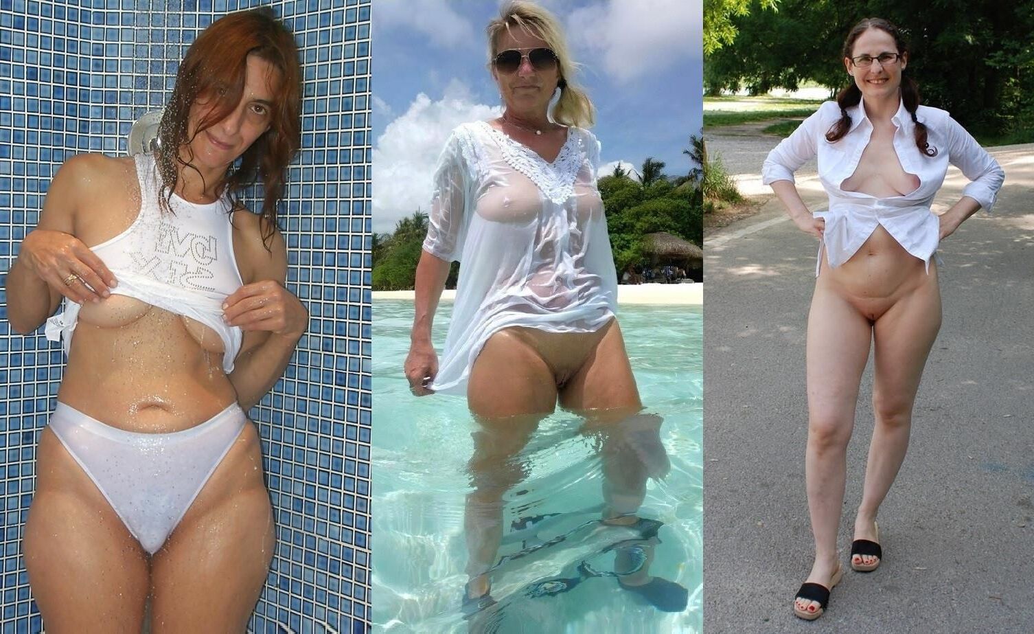 Sabine Heike, Sina, Jolanda, Altfotzen Zeigen Ihre Habilidades