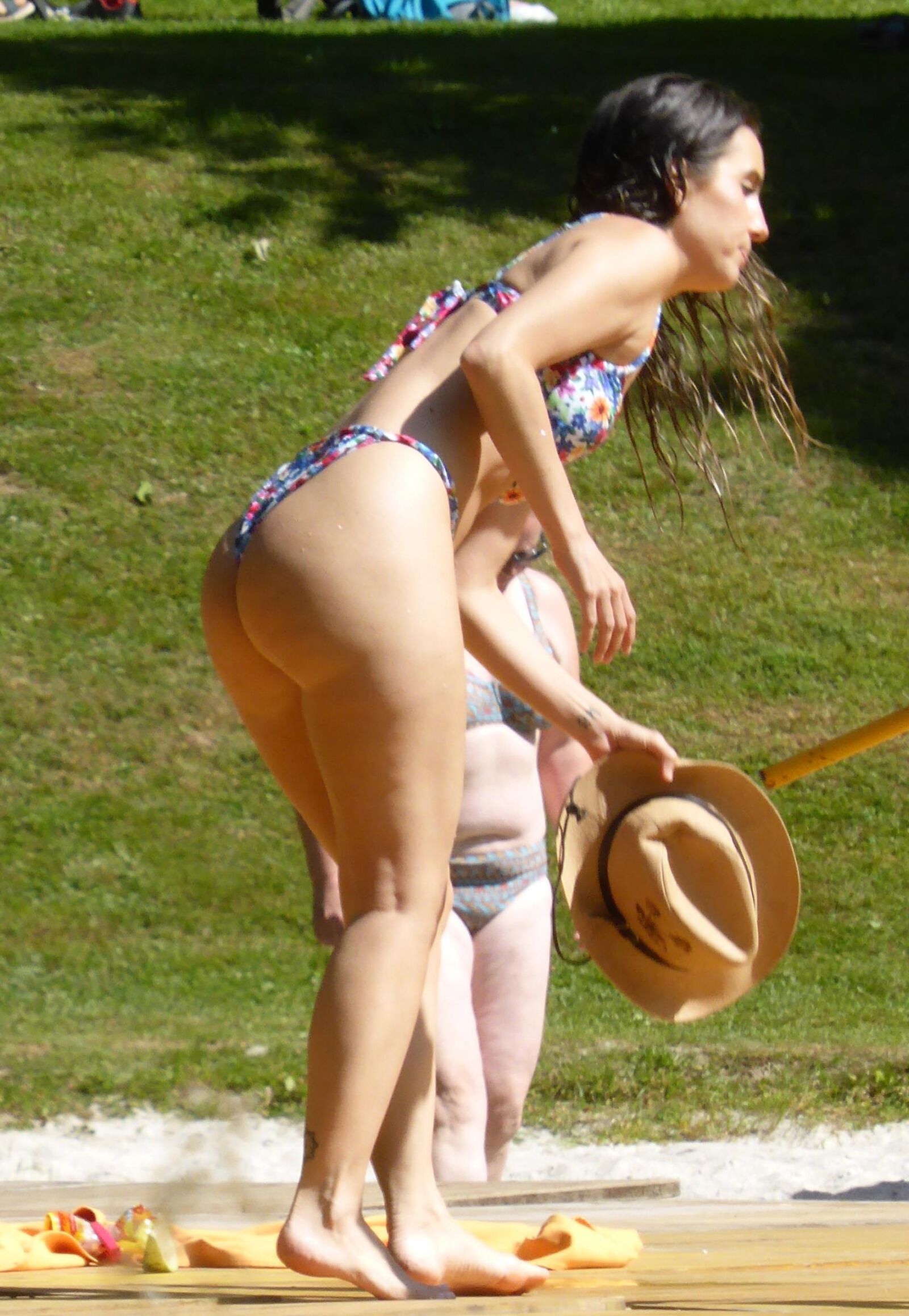 Lago sincero pedazo de culo de bikini me alegró el día