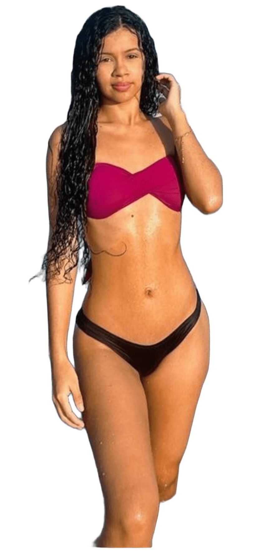 Latina Cute Big Butt Stickers 
