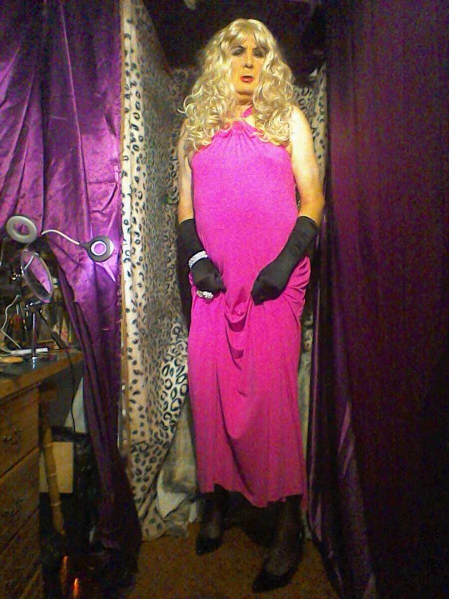 Vestido de pelota rosa de Molls