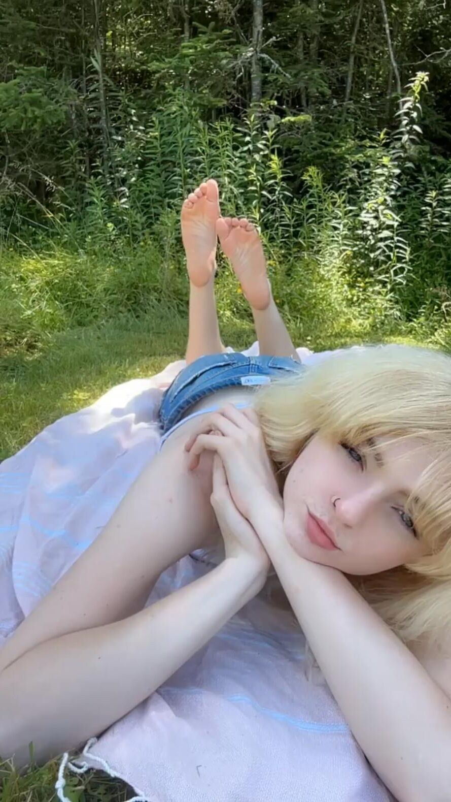 Barbie Blonde Engel Füße