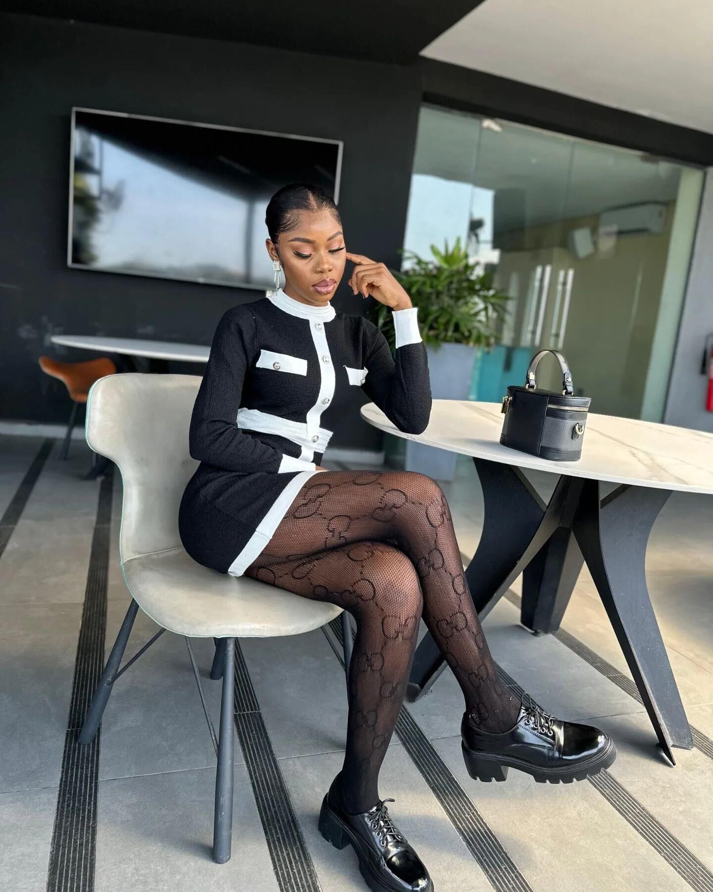 Ebony Pantyhose Beauties 