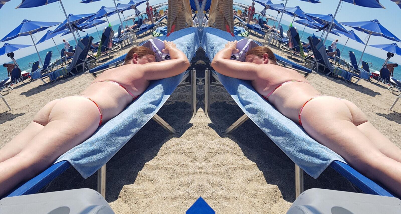 Sexy miilf na praia