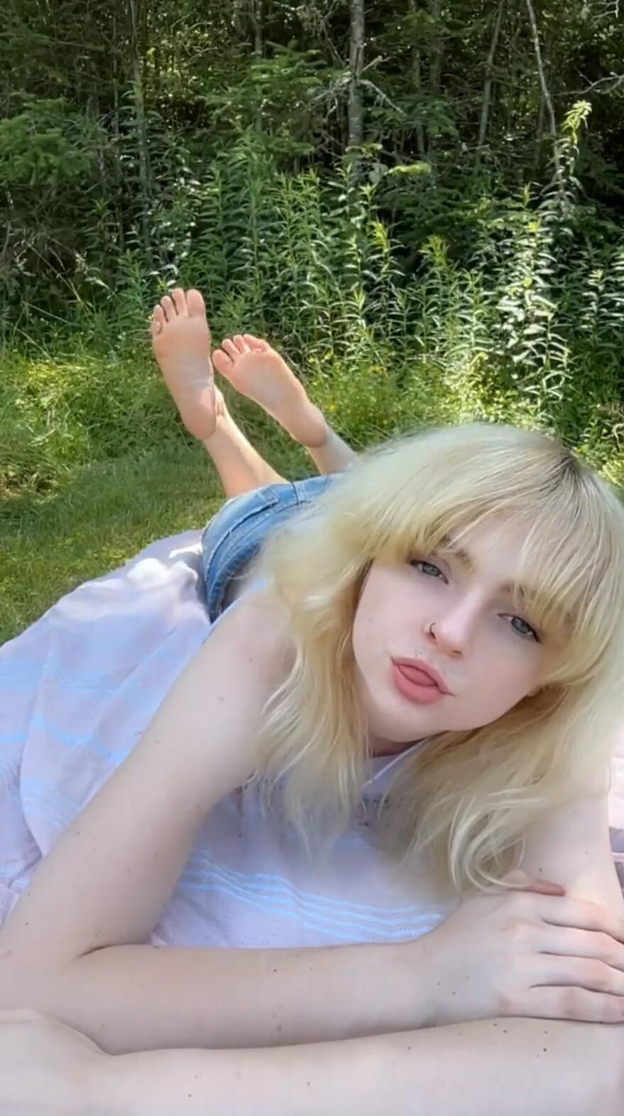 Barbie Blonde Engel Füße
