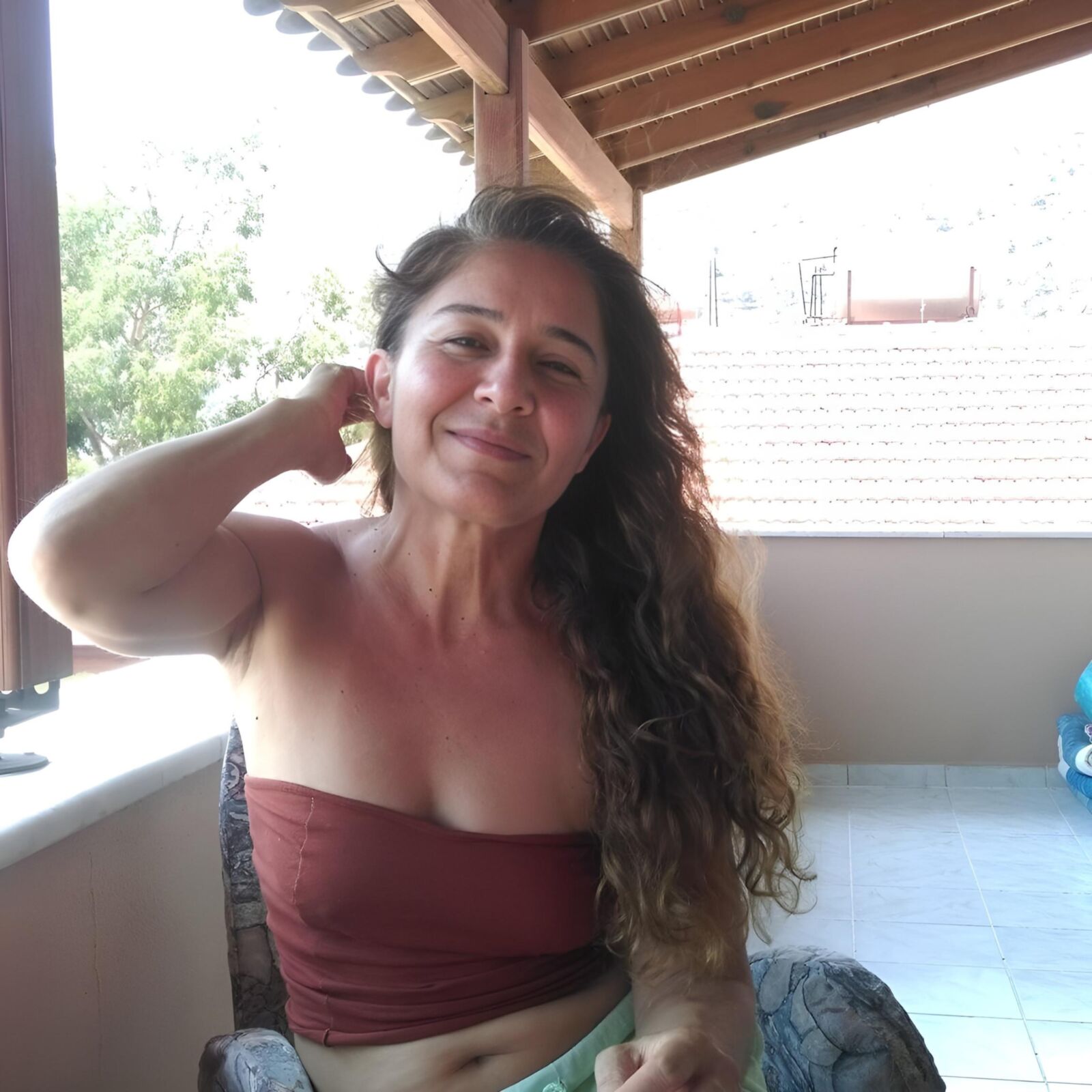 Türkische reife Dame Bild