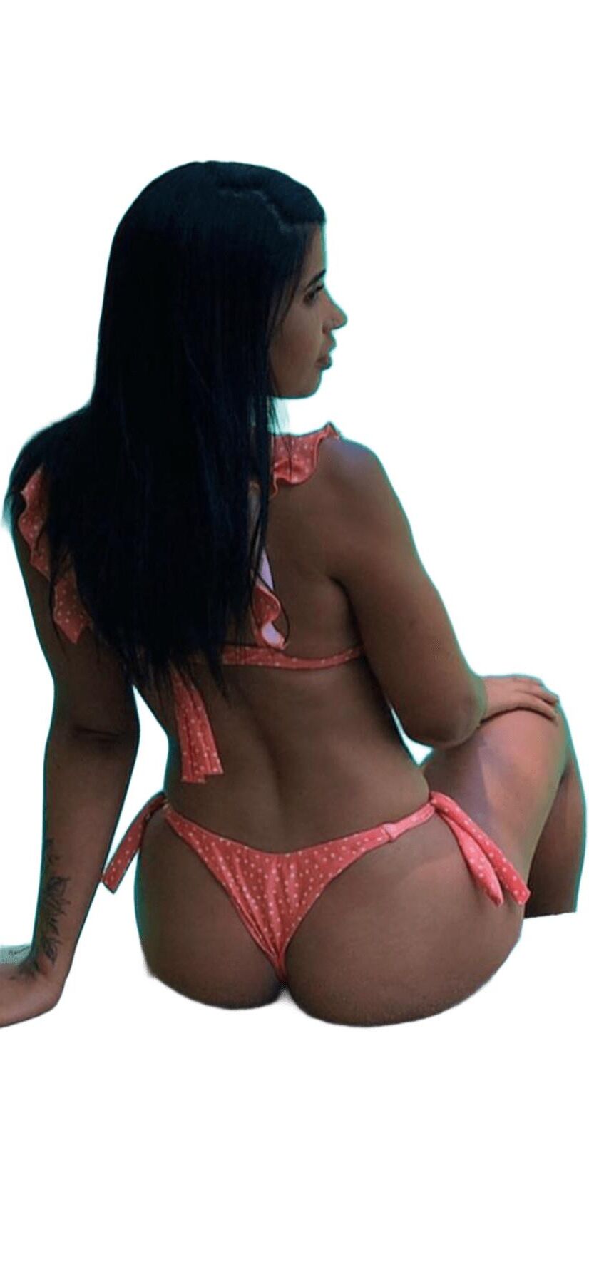 Latina Cute Big Butt Stickers 