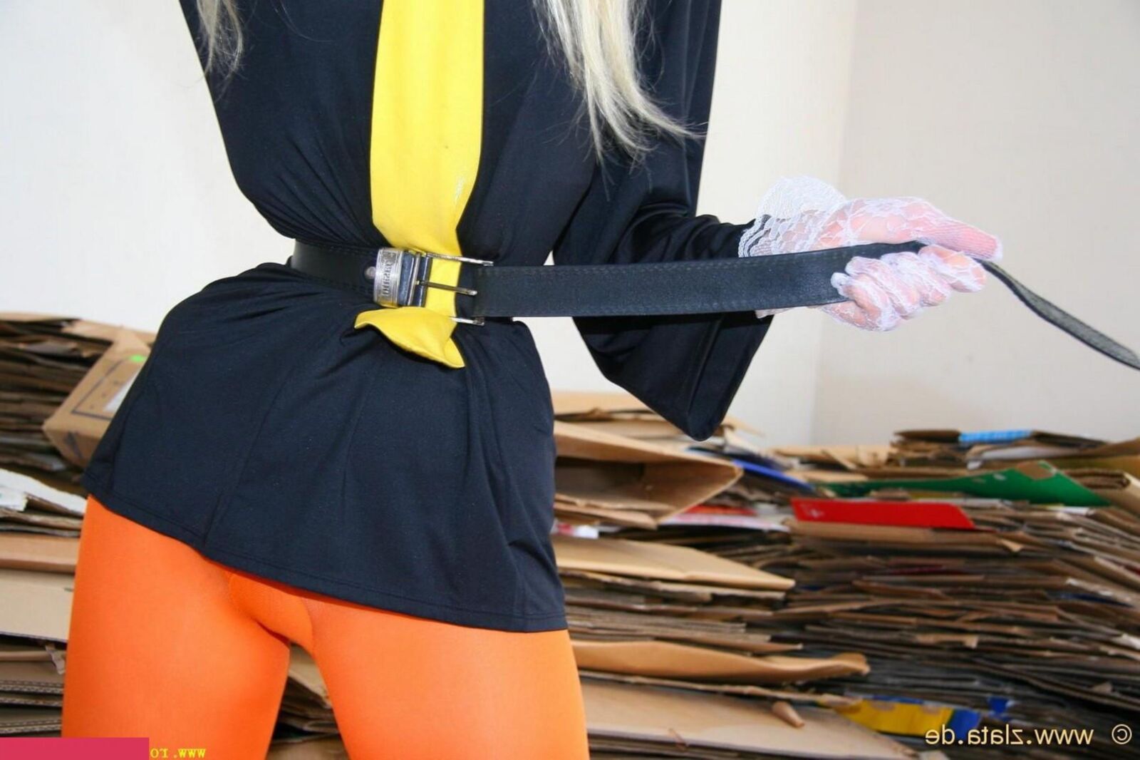 Zlat Orange Strumpfhose