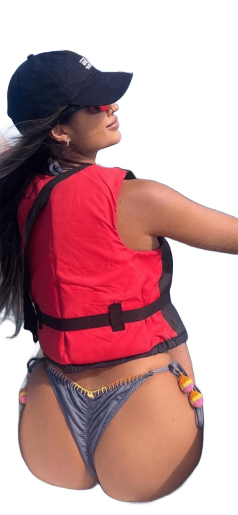 Latina Cute Big Butt Stickers 