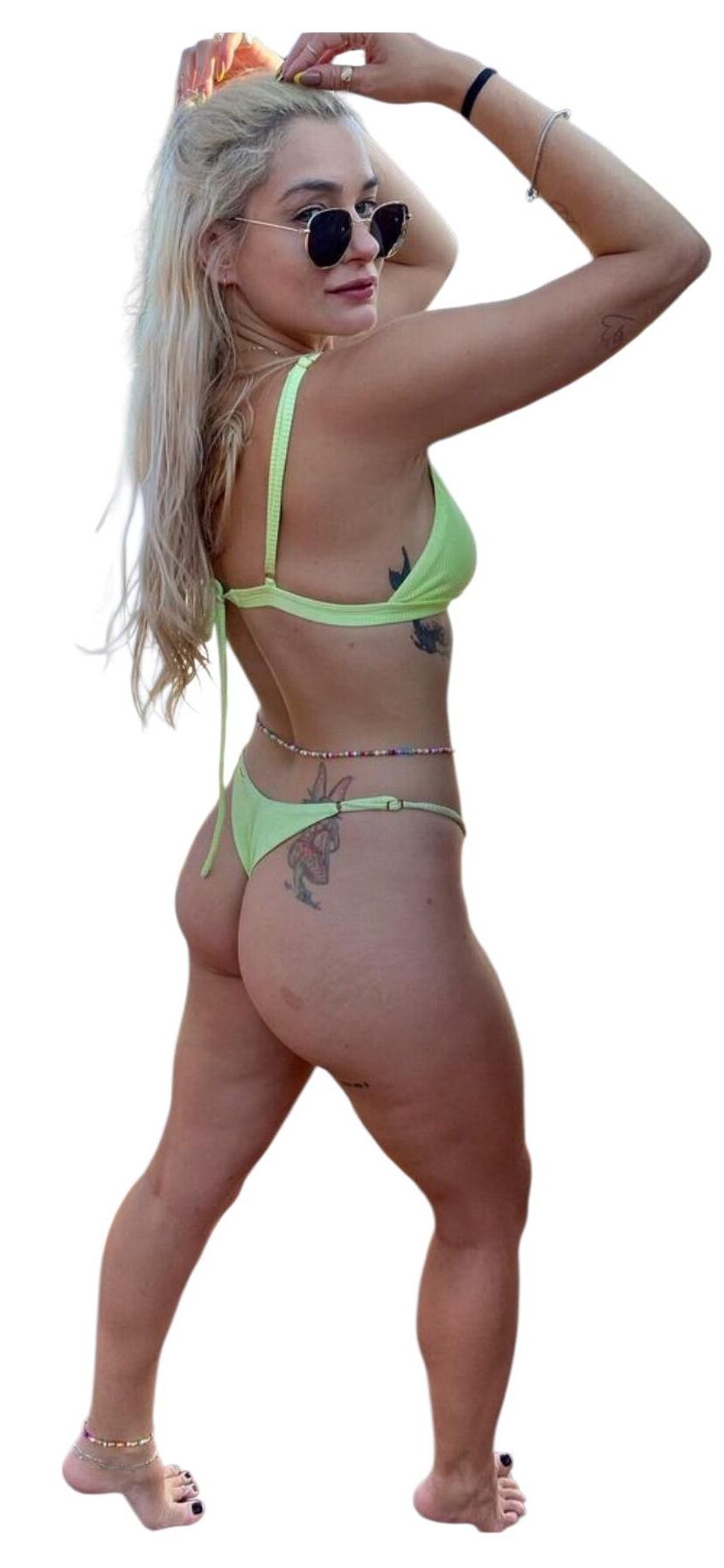 Latina Cute Big Butt Stickers 