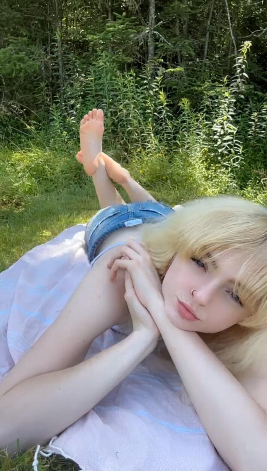 Barbie Blonde Engel Füße