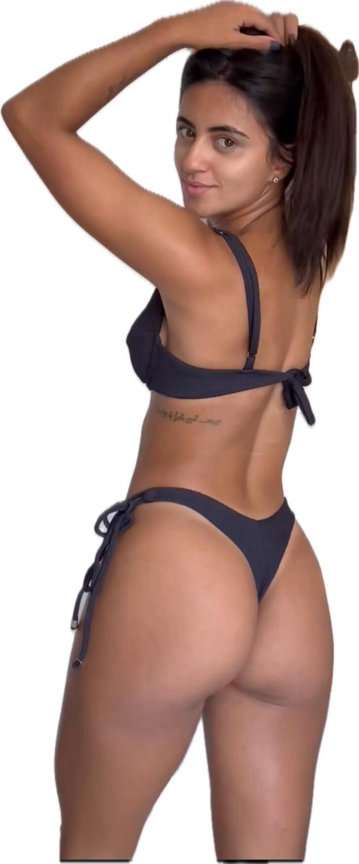 Latina Cute Big Butt Stickers 