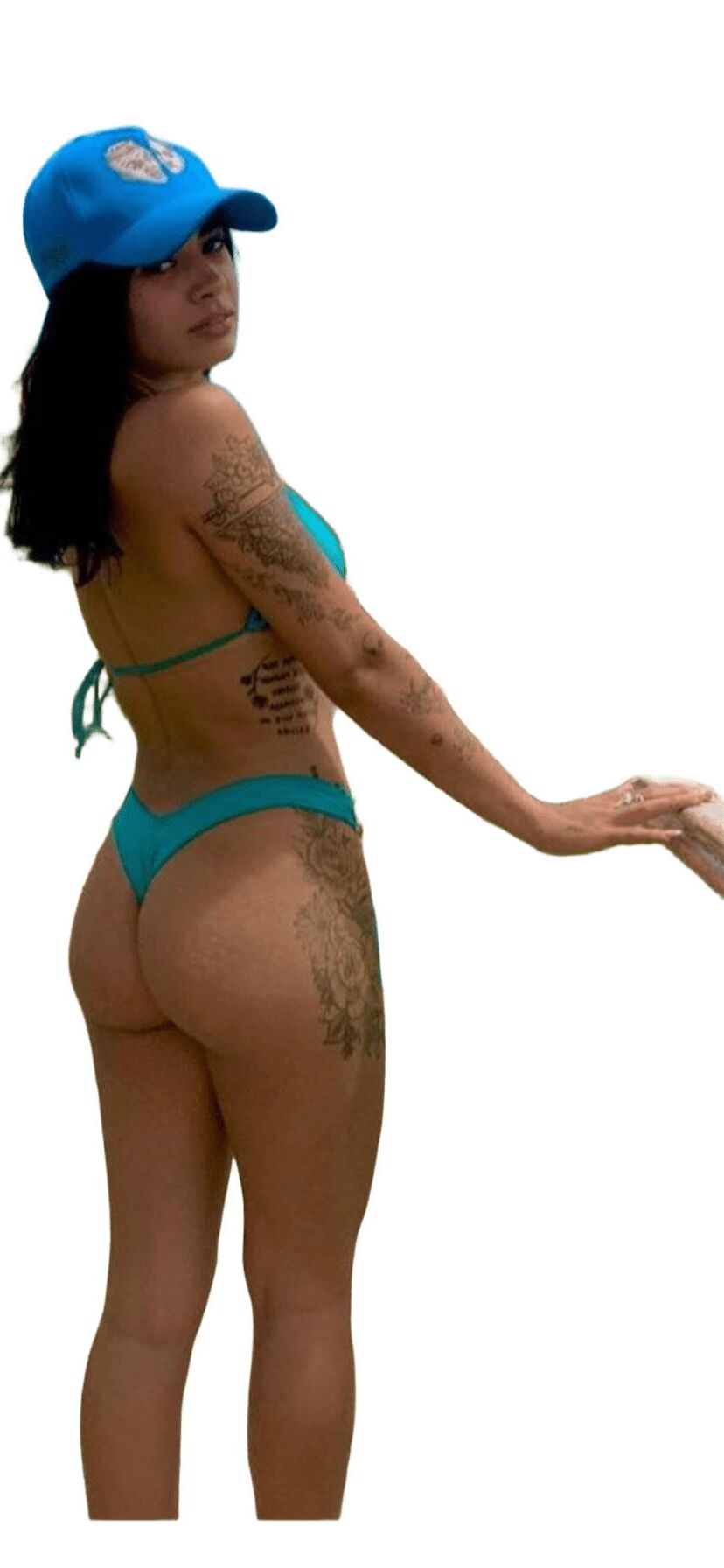 Latina Cute Big Butt Stickers 