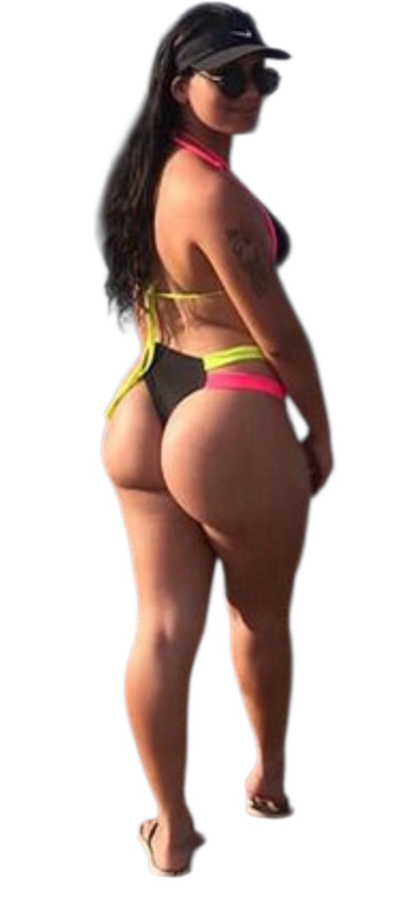 Latina Cute Big Butt Stickers 