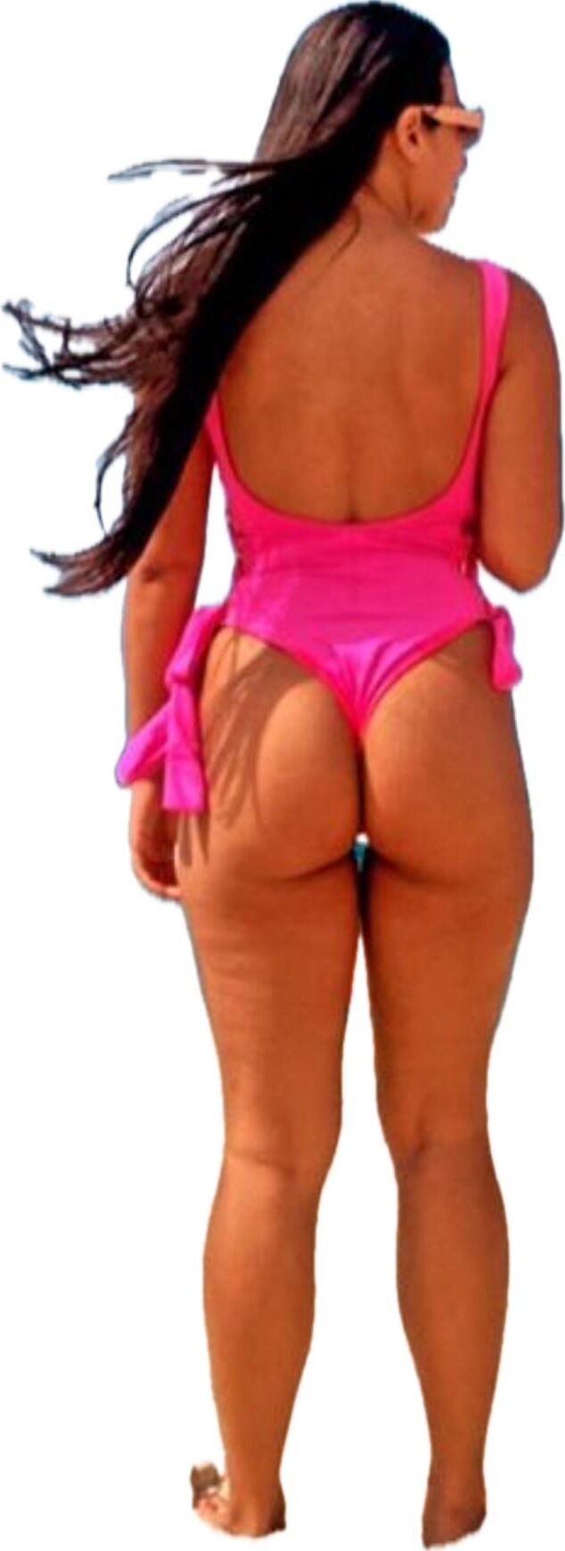 Latina Cute Big Butt Stickers 