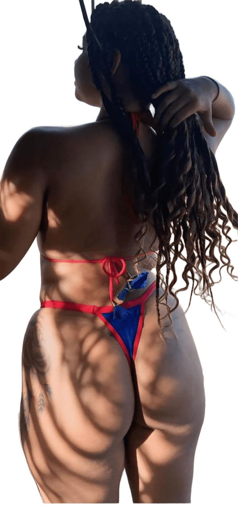 Latina Cute Big Butt Stickers 