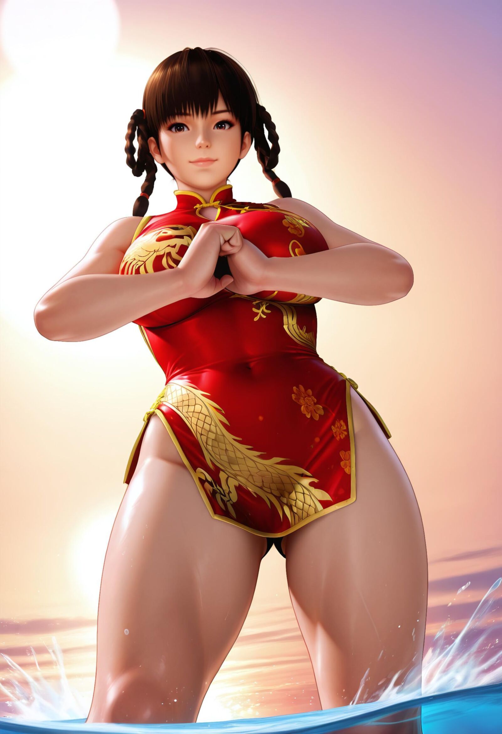 DOA XXX Leifang wird am Strand geschlagen