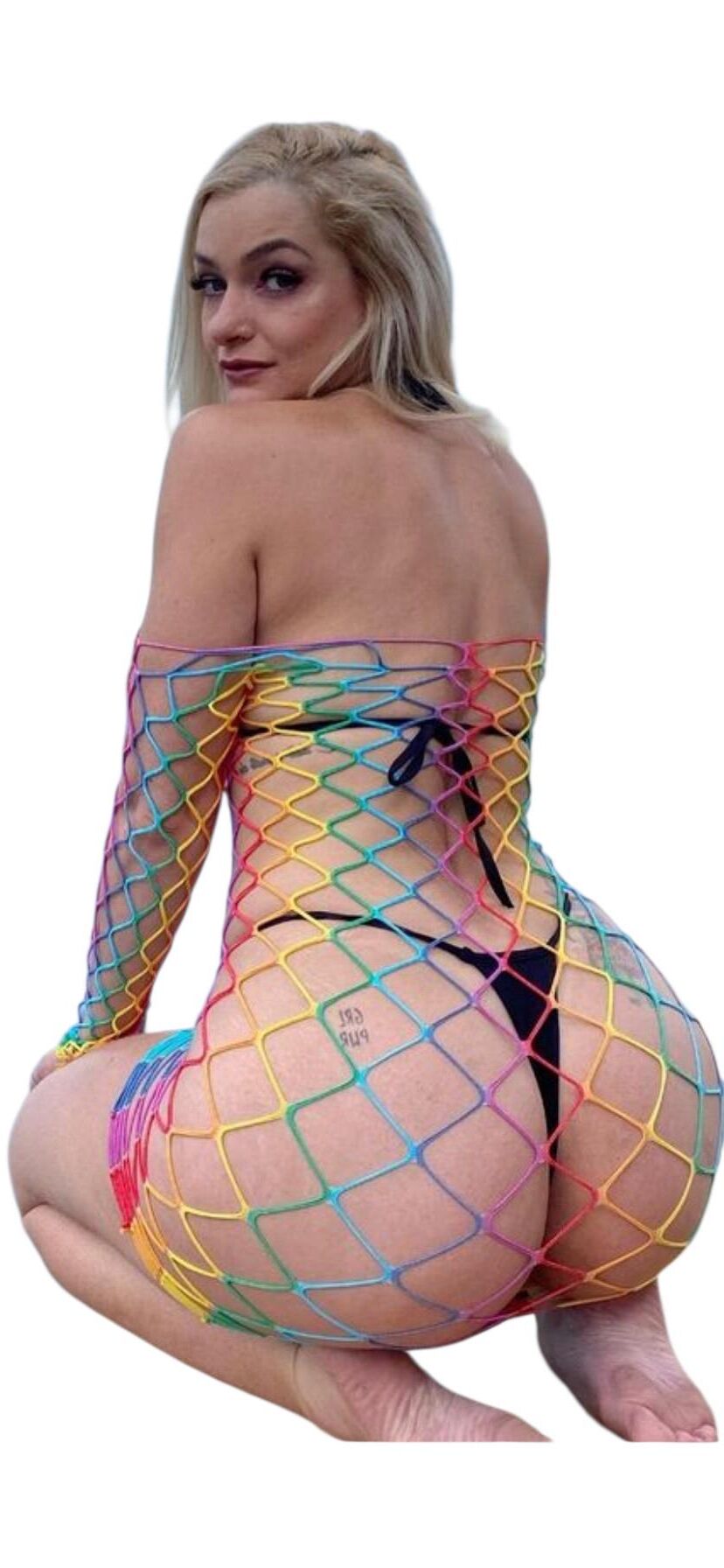 Latina Cute Big Butt Stickers 