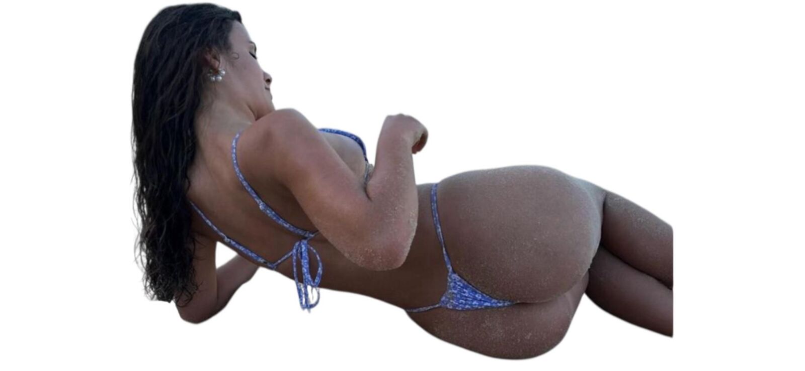 Latina Cute Big Butt Stickers 