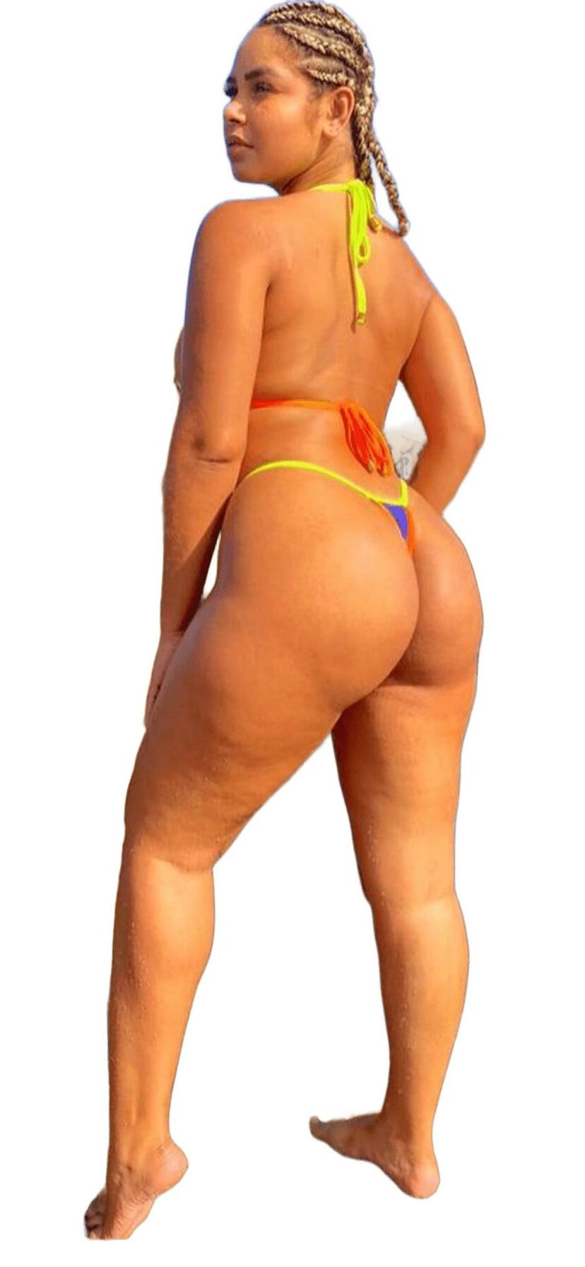 Latina Cute Big Butt Stickers 