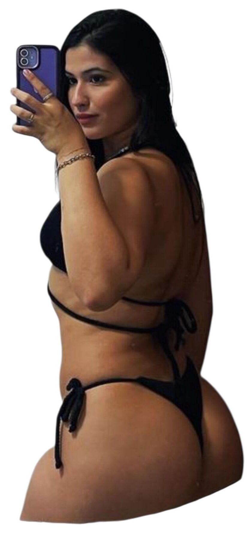 Latina Cute Big Butt Stickers 