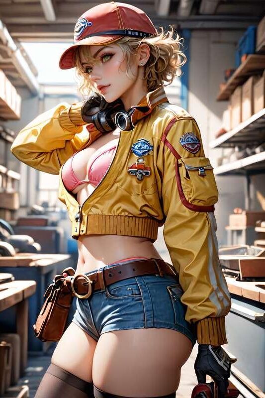Final Fantasy Cindy topless und gefickt