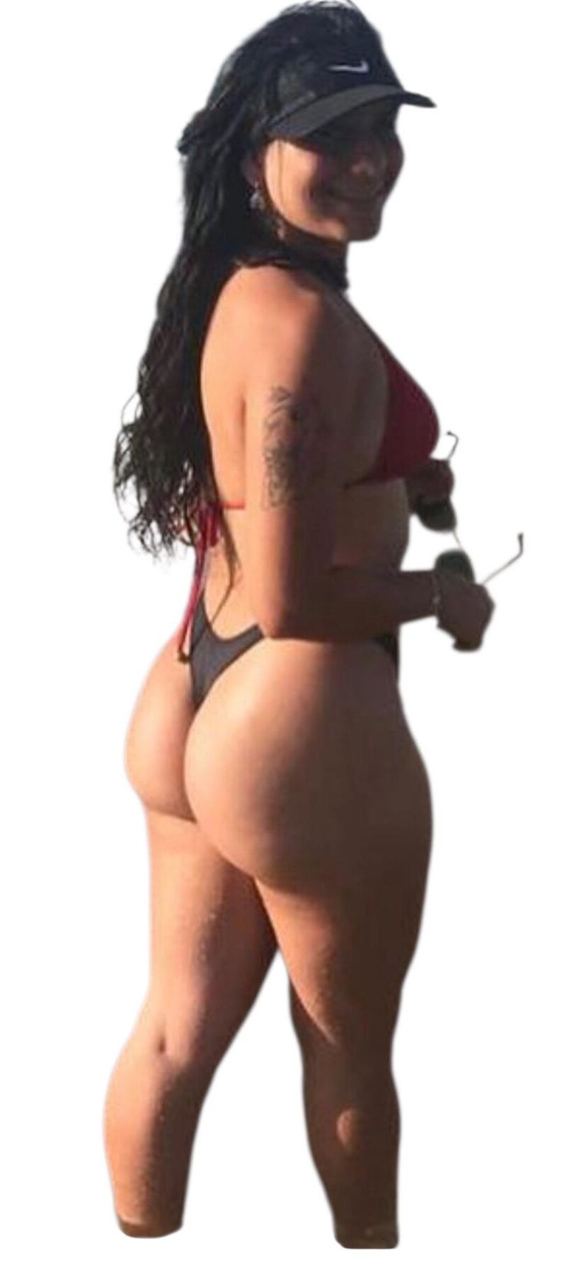 Latina Cute Big Butt Stickers 
