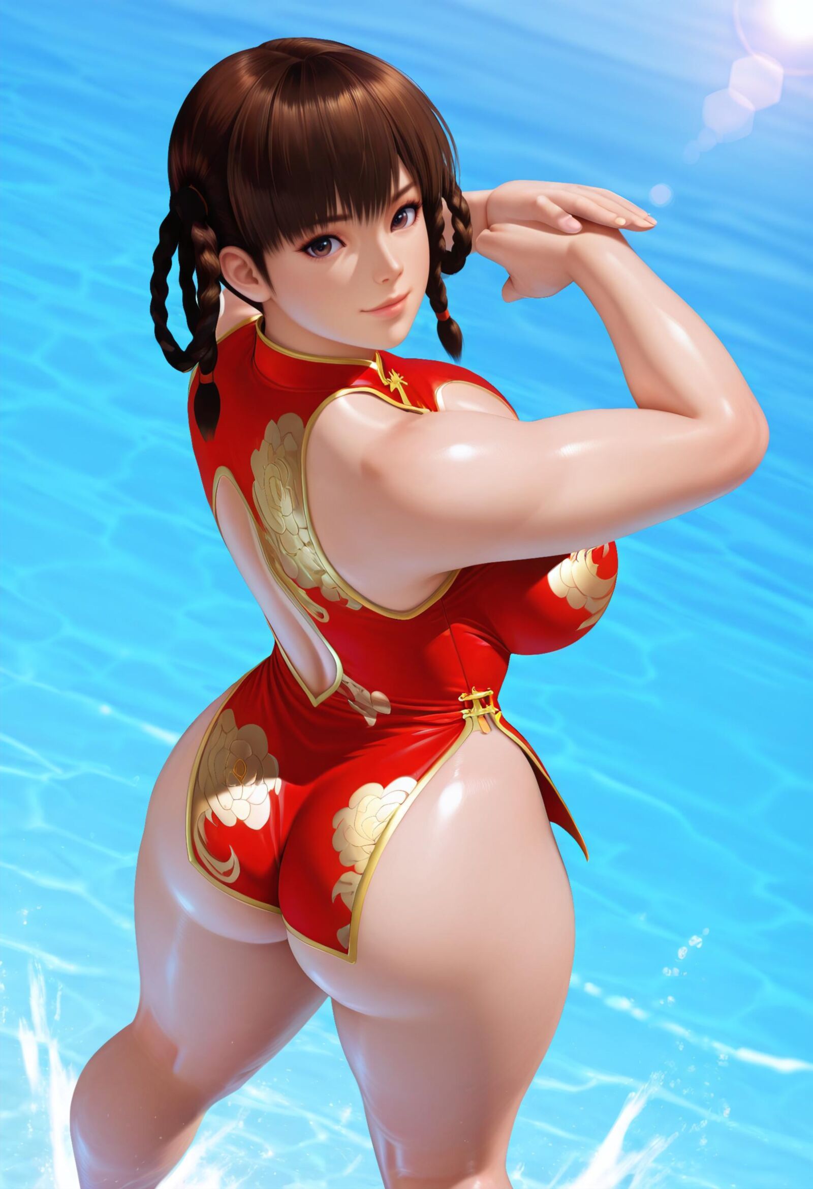 DOA XXX Leifang wird am Strand geschlagen