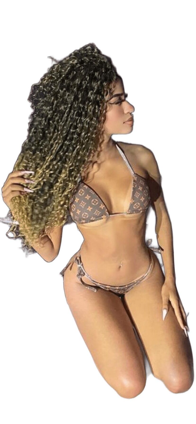 Latina Cute Big Butt Stickers 