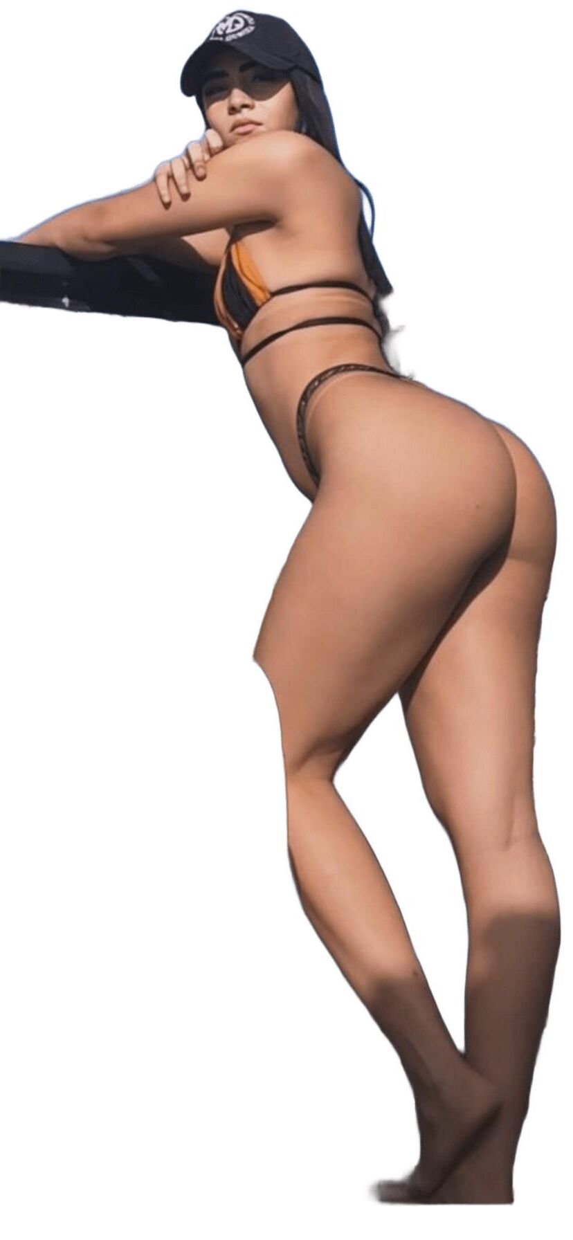 Latina Cute Big Butt Stickers 