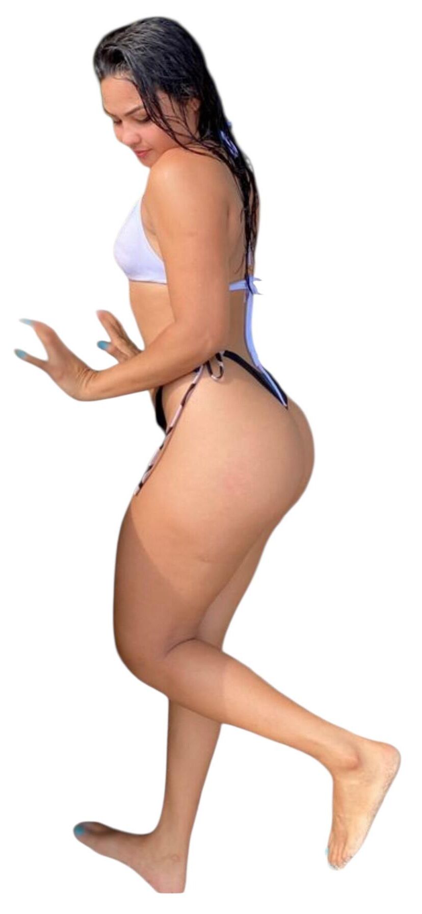 Latina Cute Big Butt Stickers 