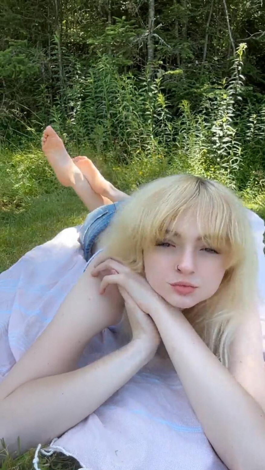Barbie Blonde Engel Füße